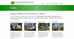 Desktop Screenshot of lodgings-ireland.com