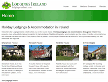 Tablet Screenshot of lodgings-ireland.com